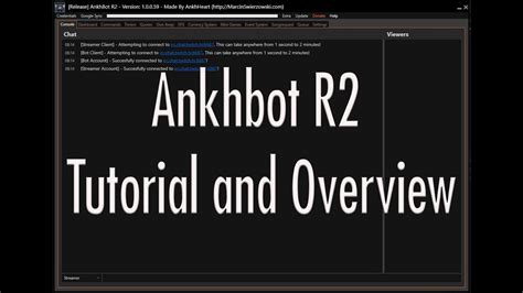 Ankhbot Tutorial and Overview (Free Twitch Bot) .